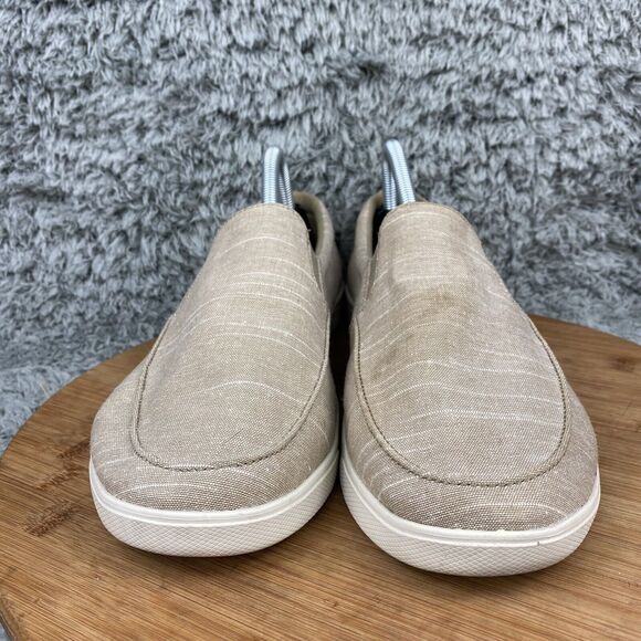 Crocs Citilane Sneakers Women's 11 Slip On Beige Canvas Shoes - Picture 3 of 9